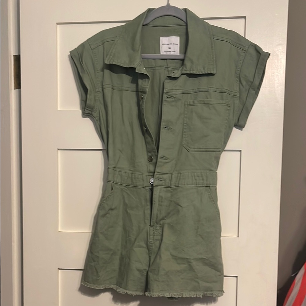 Celebrity Pink Olive Romper